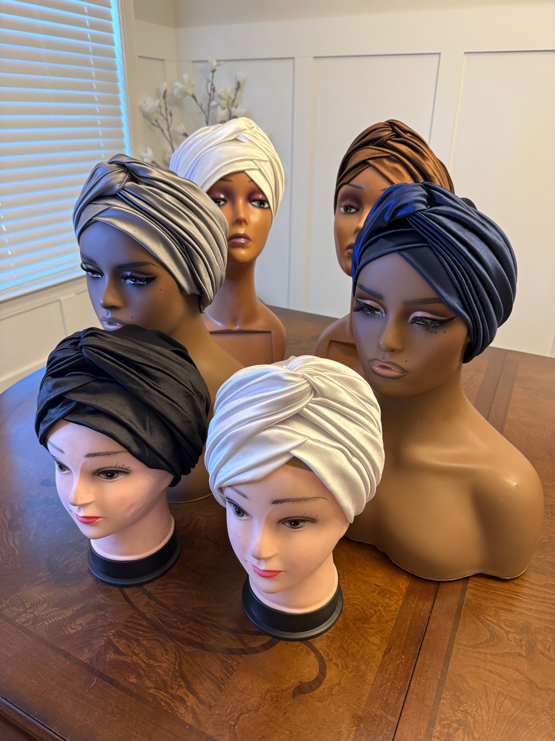 African Twisted Front Turban/Hat/Cap Afro American Outfits