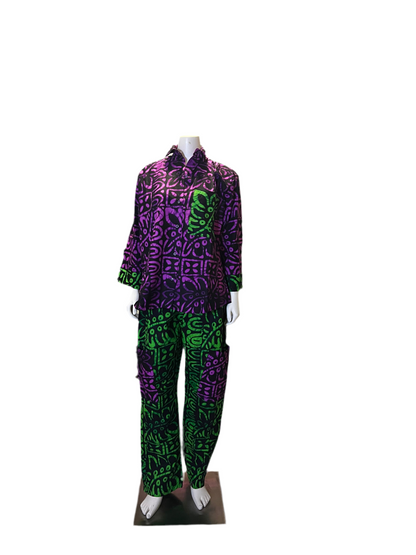 Afro Sisi Eko Pant Set Afro American Outfits