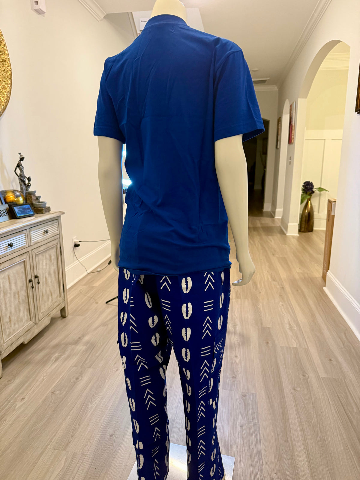 African Print Ankara T. Shirt Cargo 2p Set