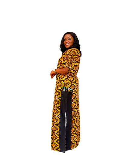 African Print Afro Noa Free Style Dress