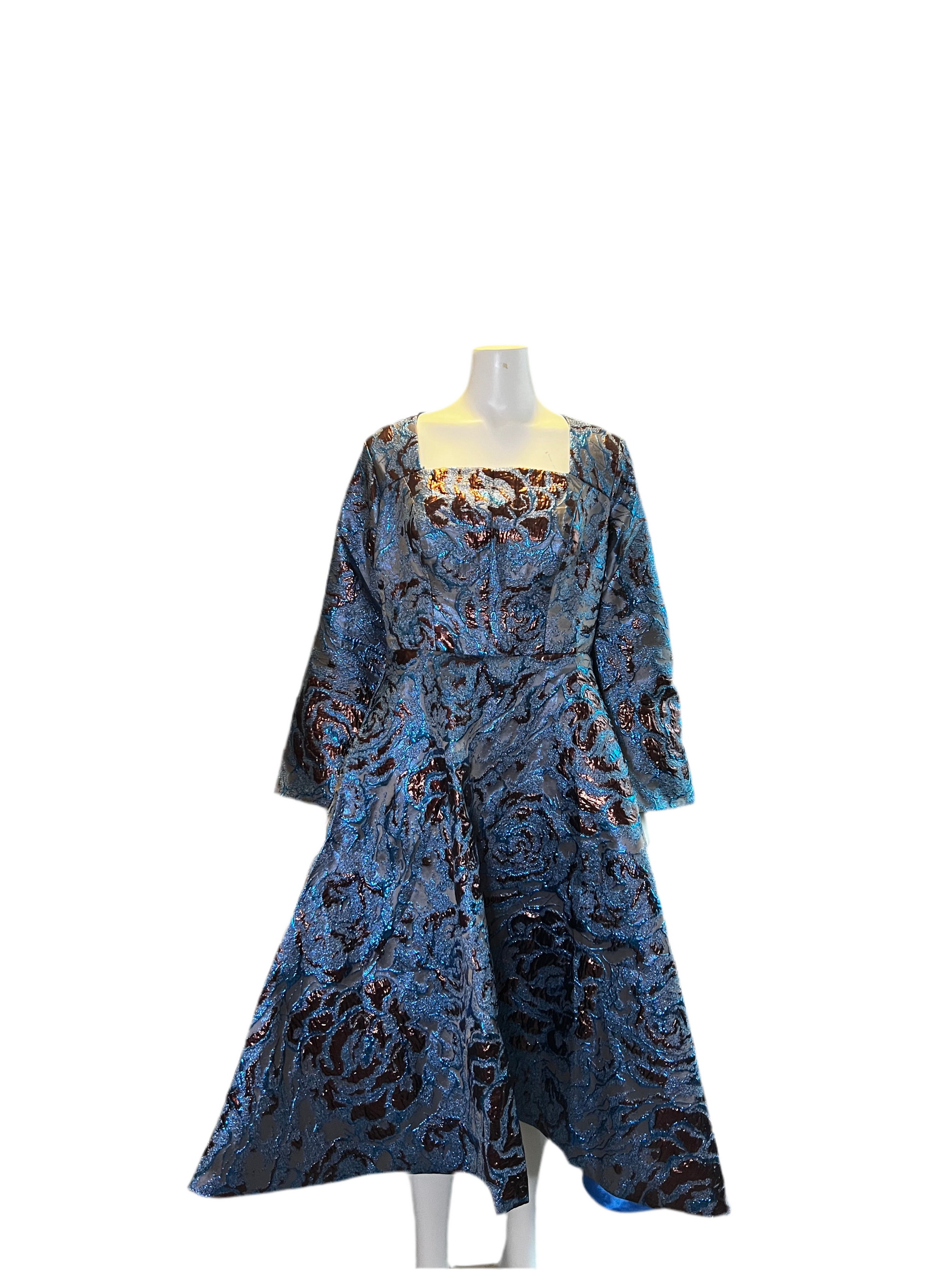 Afro Hodiah Modern Damask Brocade Dress Afro American Outfits