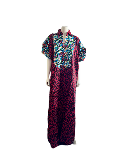 African Print Afro Noa Free Style Dress