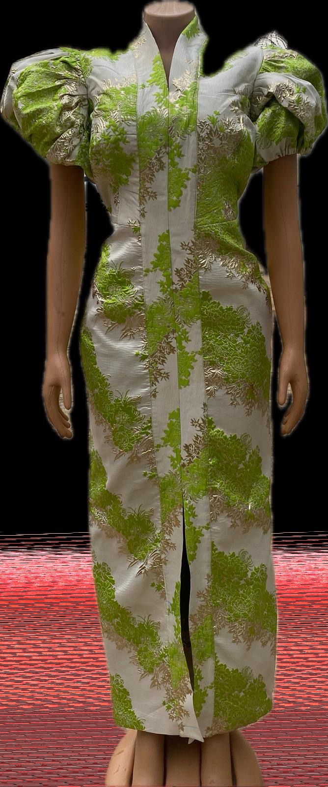 Afro Adinah Slim Fit Brocade Dress Afro American Outfits