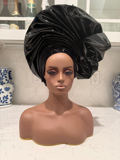 African Unique Liquid Metallic Auto Gele 1p