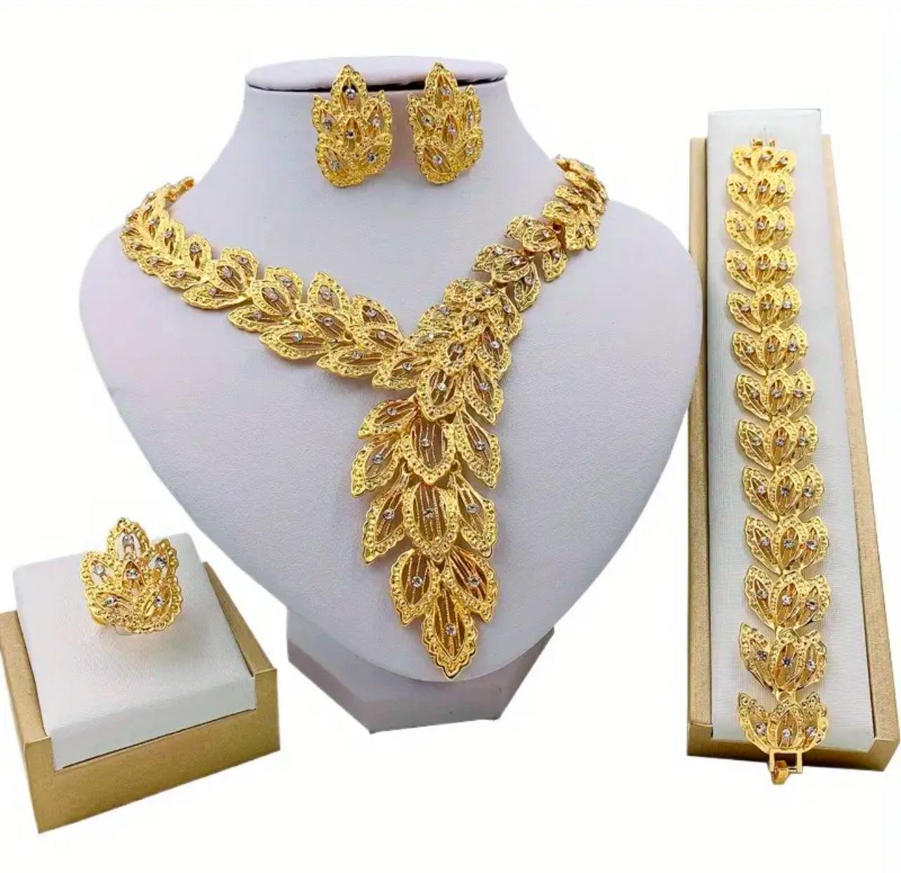 Elegance Jewelry Set Afro American Outfits