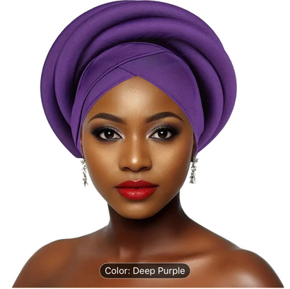 African Double Twisted Turban
