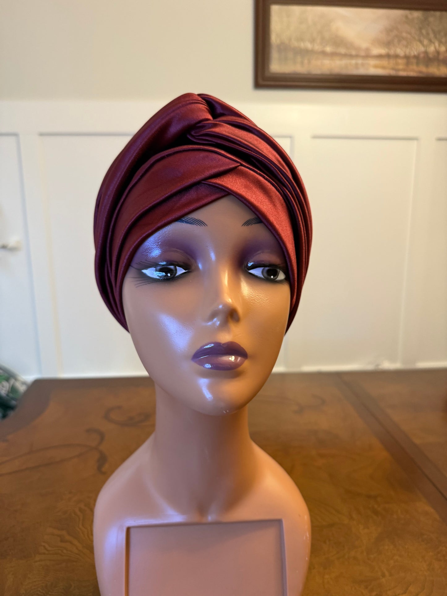 African Twisted Front Turban/Hat/Cap Afro American Outfits