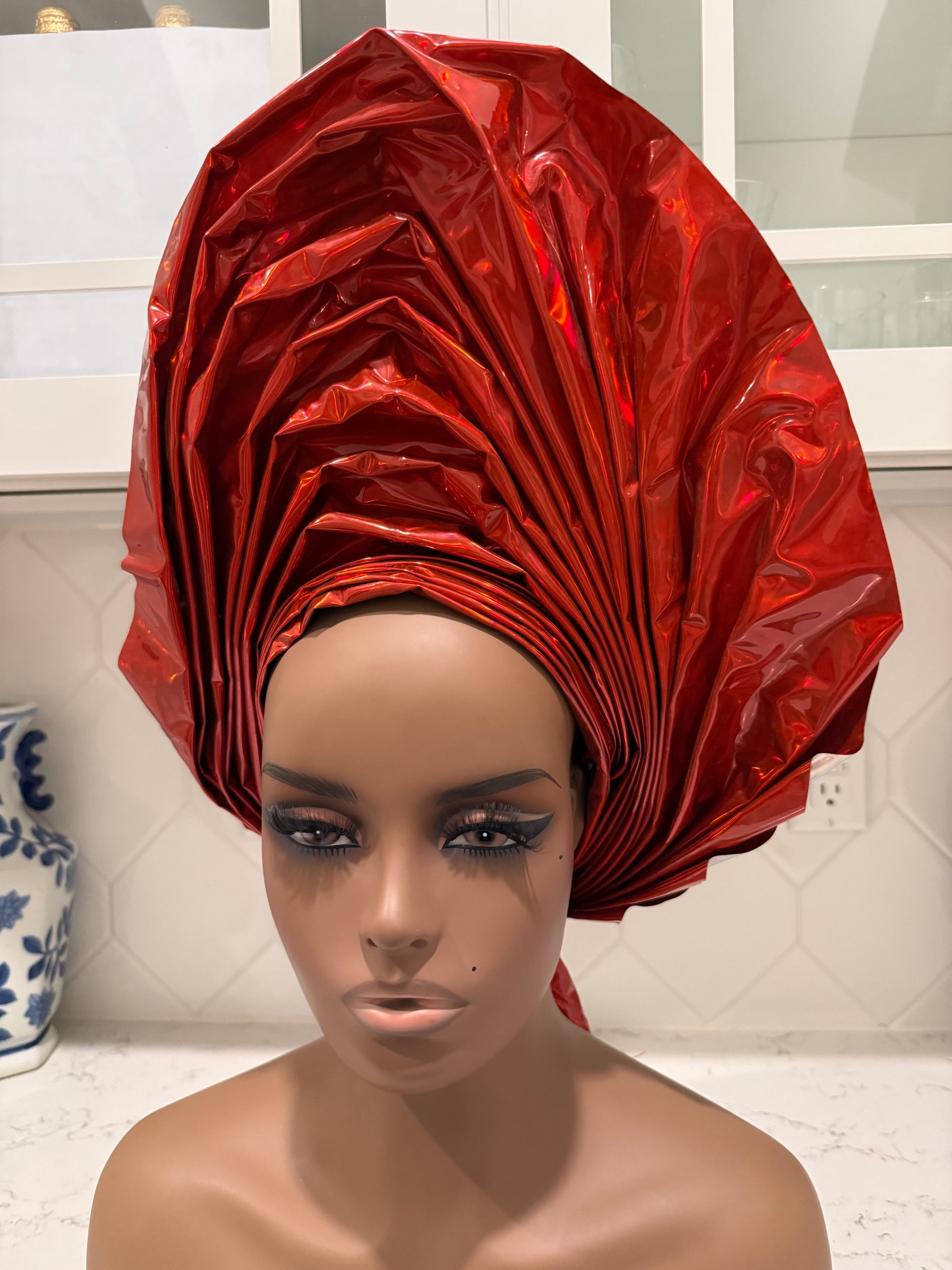 Metallic Leather Auto Gele 1p Afro American Outfits
