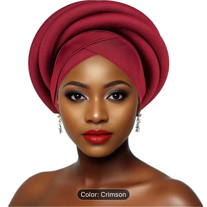 African Double Twisted Turban