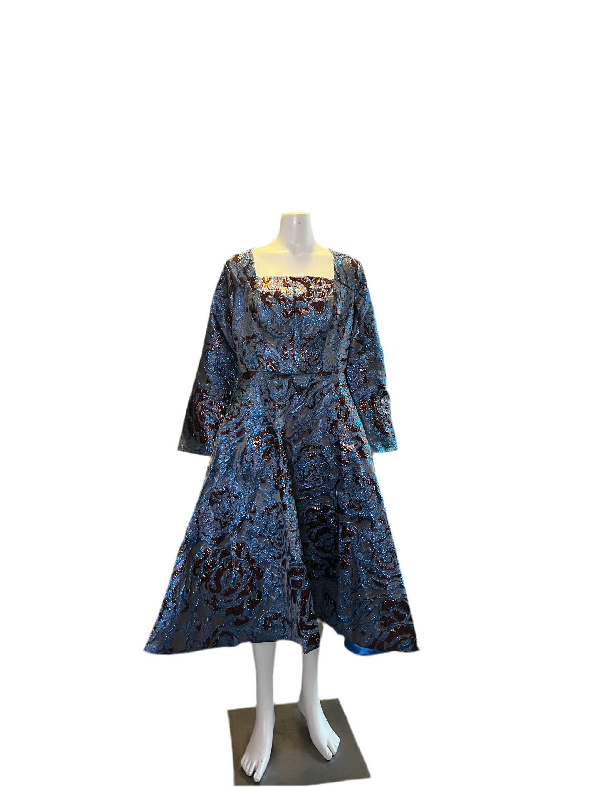 Afro Hodiah Modern Damask Brocade Dress Afro American Outfits