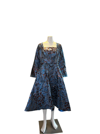 Afro Hodiah Modern Damask Brocade Dress Afro American Outfits
