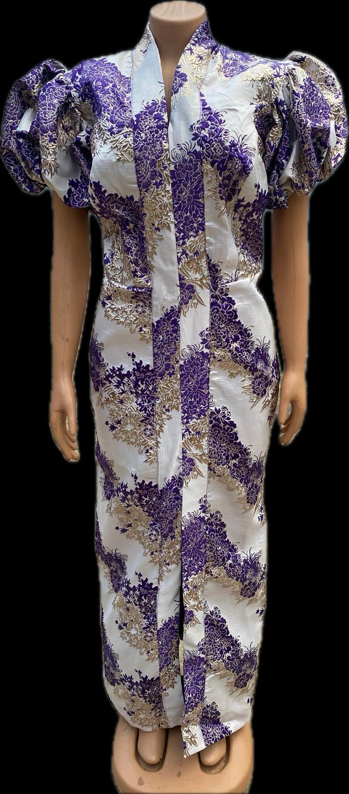 Afro Adinah Slim Fit Brocade Dress Afro American Outfits