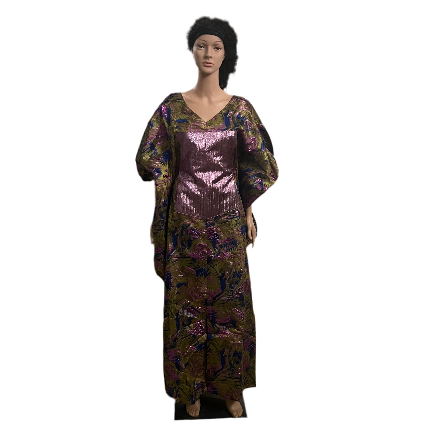 Afro Lois Brocade Bubu/Boubou Dress