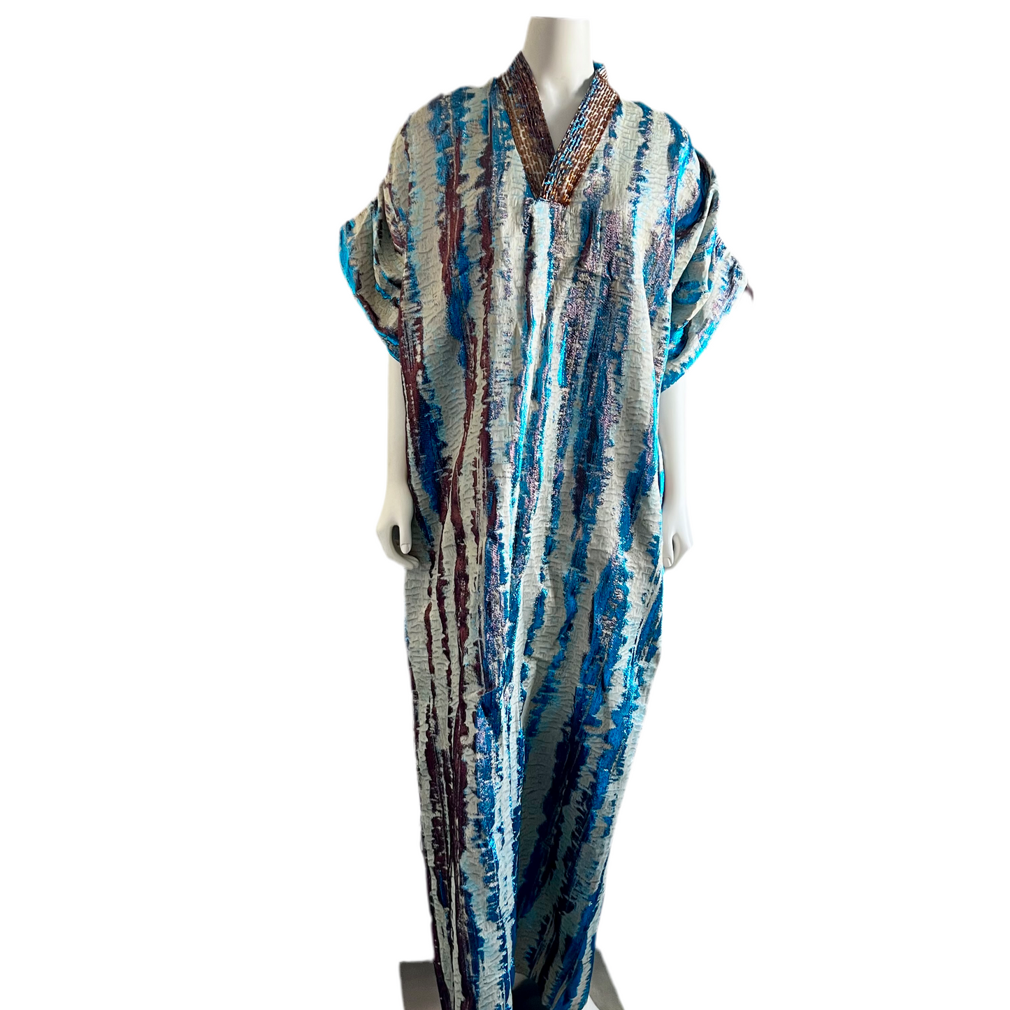 Afro Kayla Damask Brocade Dress