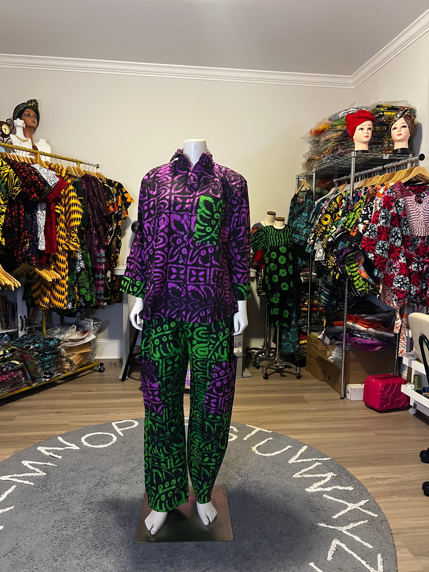 Afro Sisi Eko Pant Set Afro American Outfits