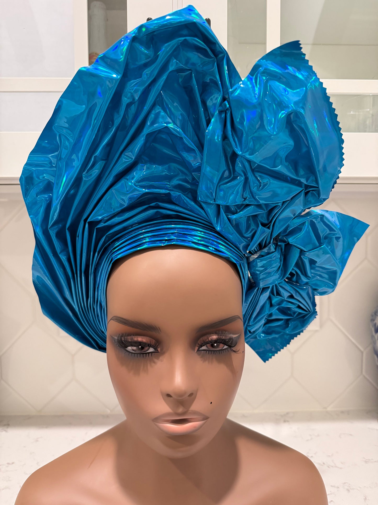Metallic Leather Auto Gele 1p Afro American Outfits