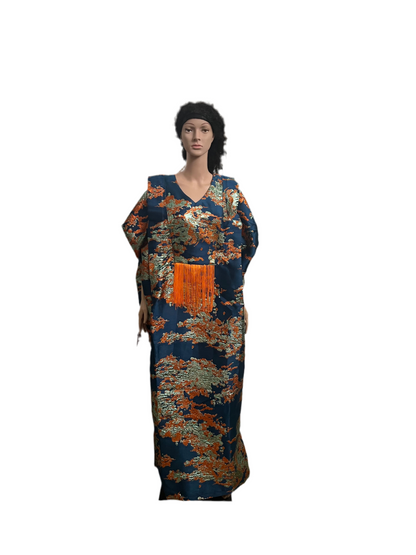 Afro Bernice Damask Brocade Boubou