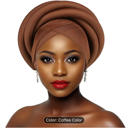 African Double Twisted Turban