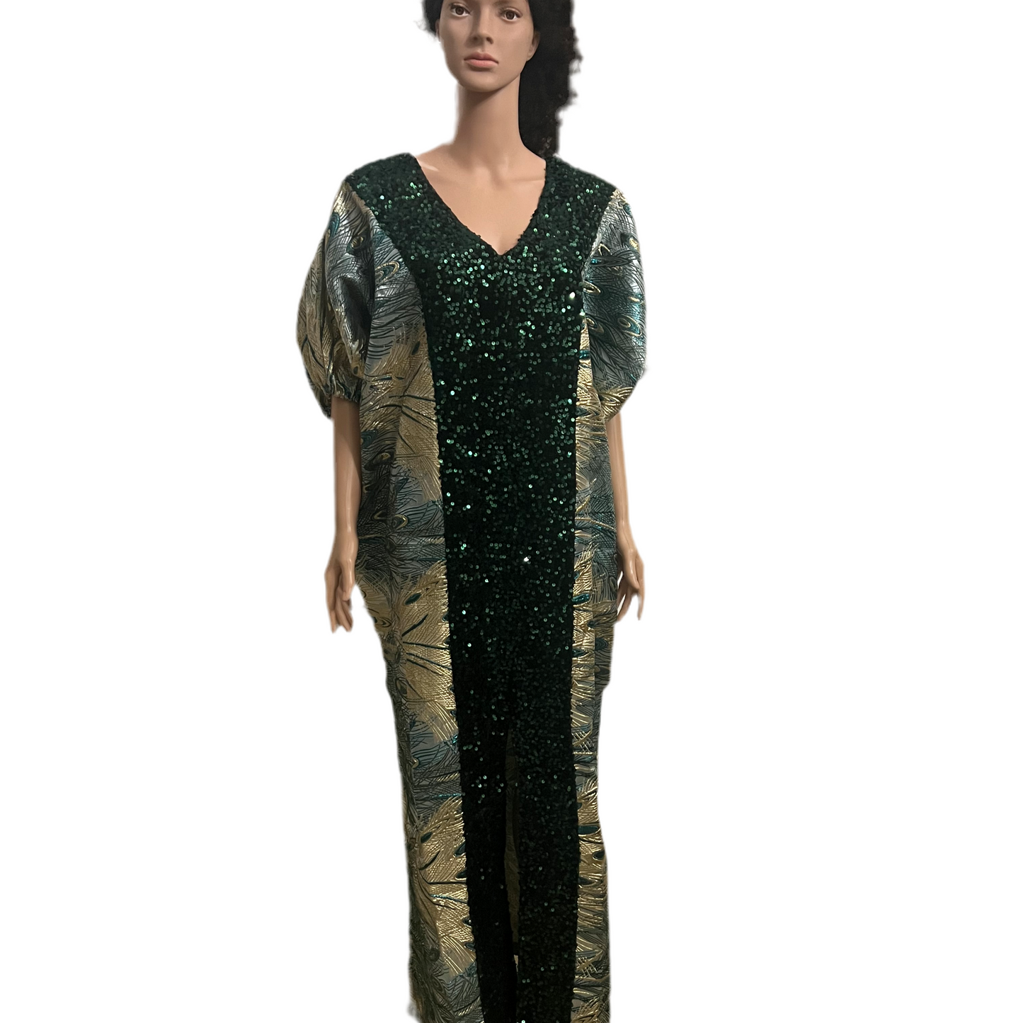 Afro Jemima Damask Brocade Boubou