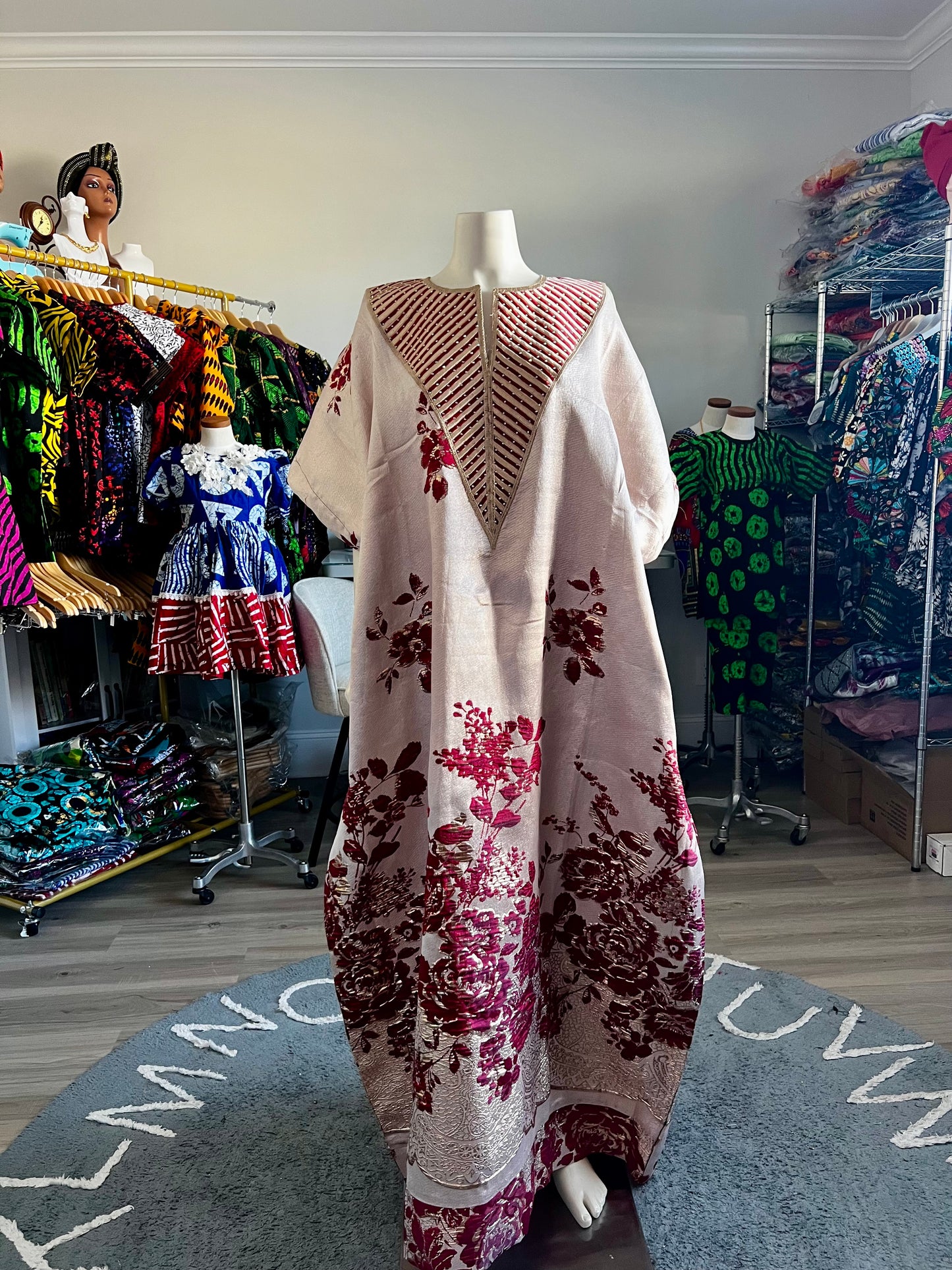 Afro Mercy Luxury Brocade Kaftan