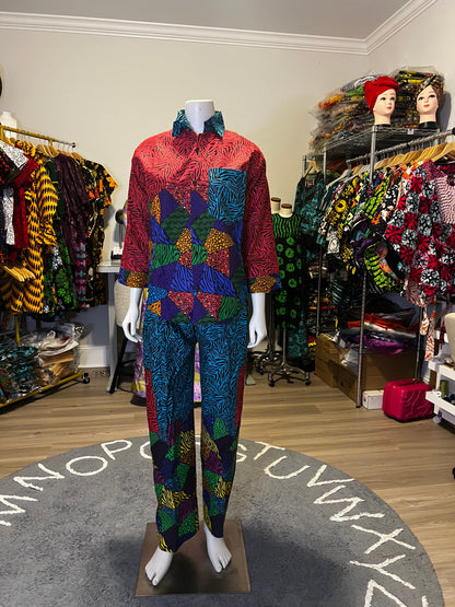 Afro Sisi Eko Pant Set Afro American Outfits