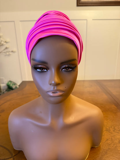 African Step Patterned Turban
