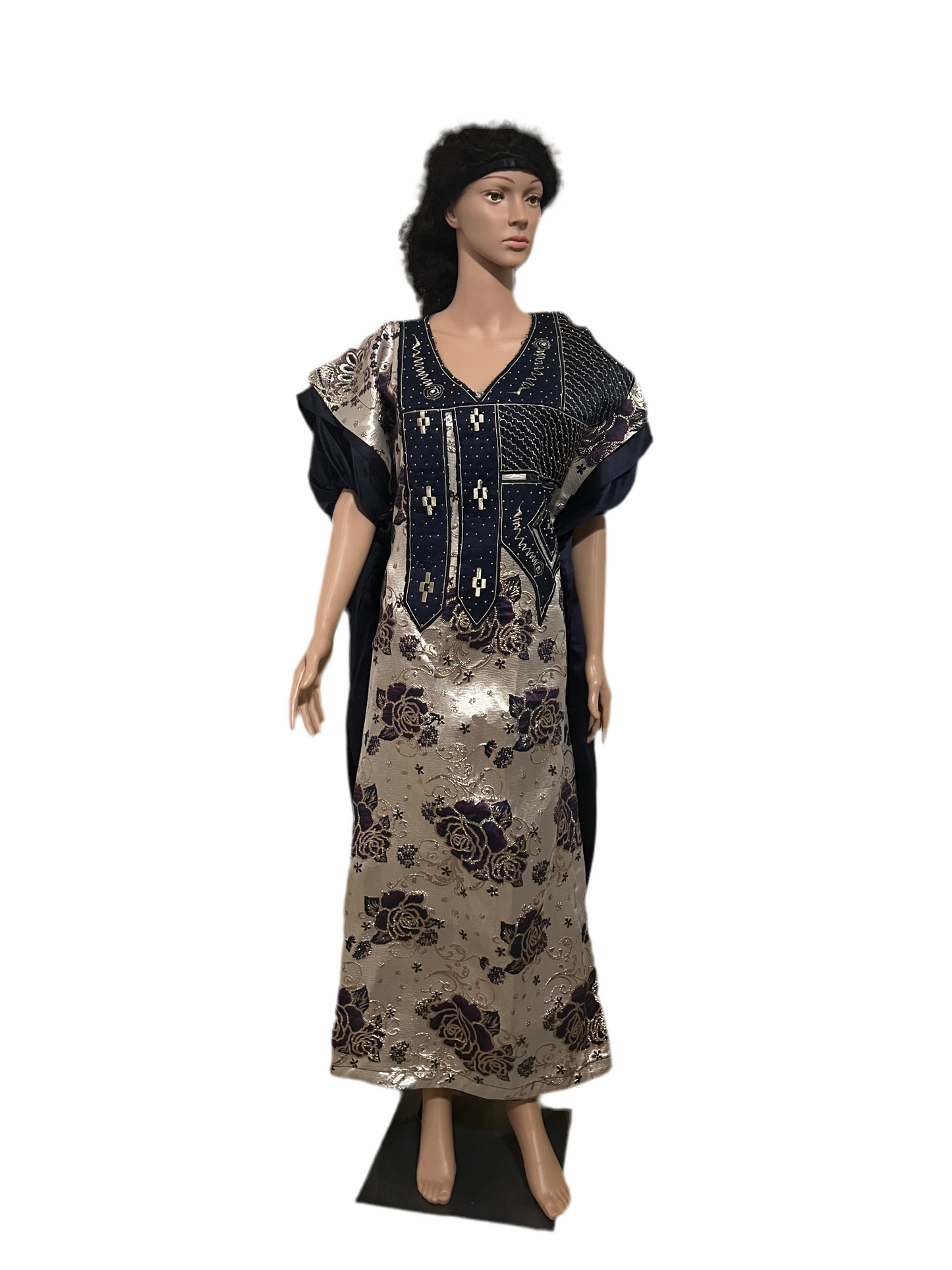 Afro  Lagos Damask Brocade Boubou