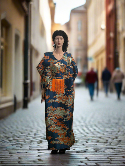 Afro Bernice Damask Brocade Boubou