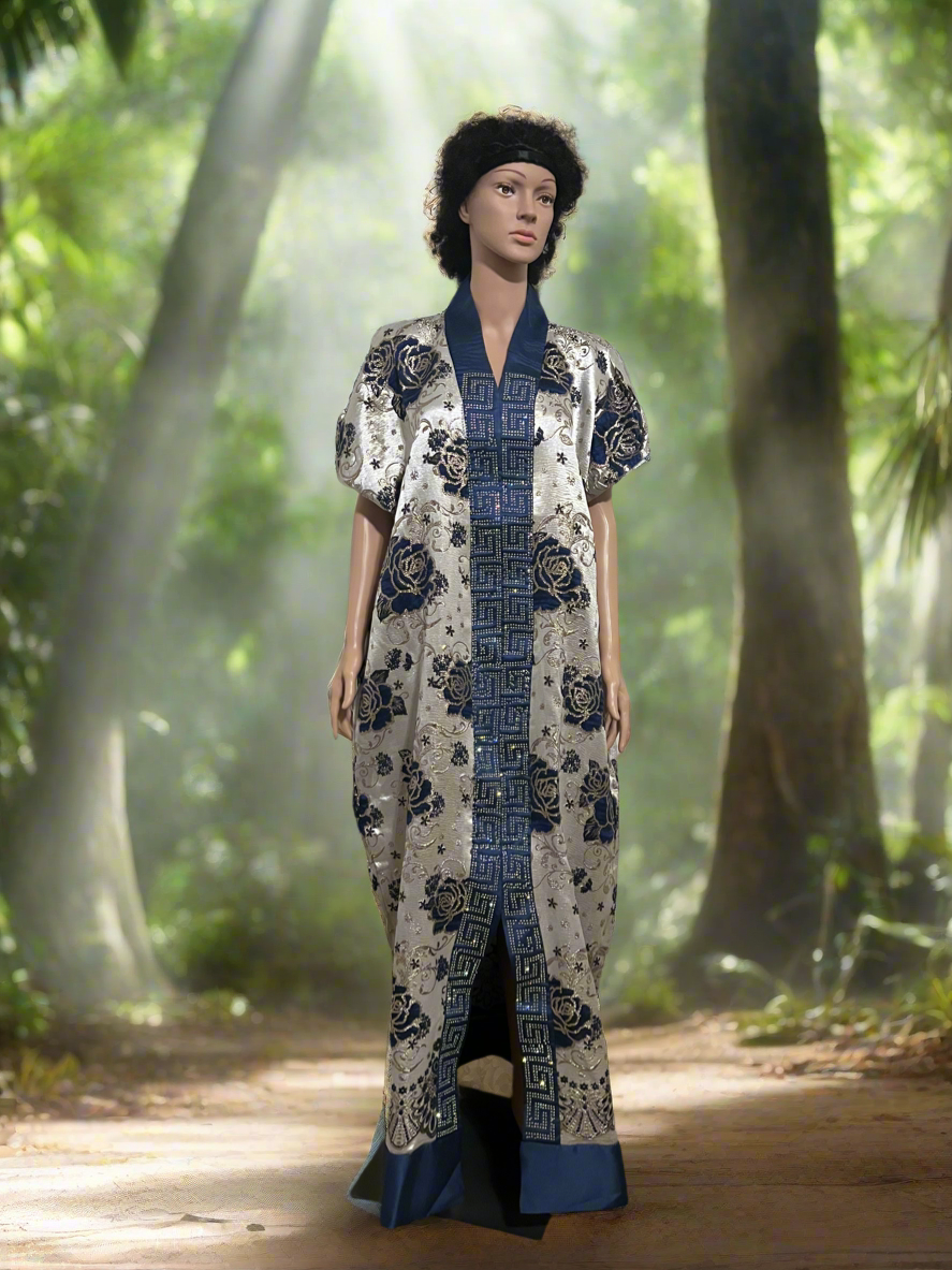 Afro Jasper Brocade Kaftan