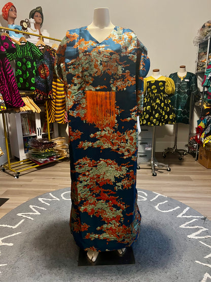 Afro Bernice Damask Brocade Boubou