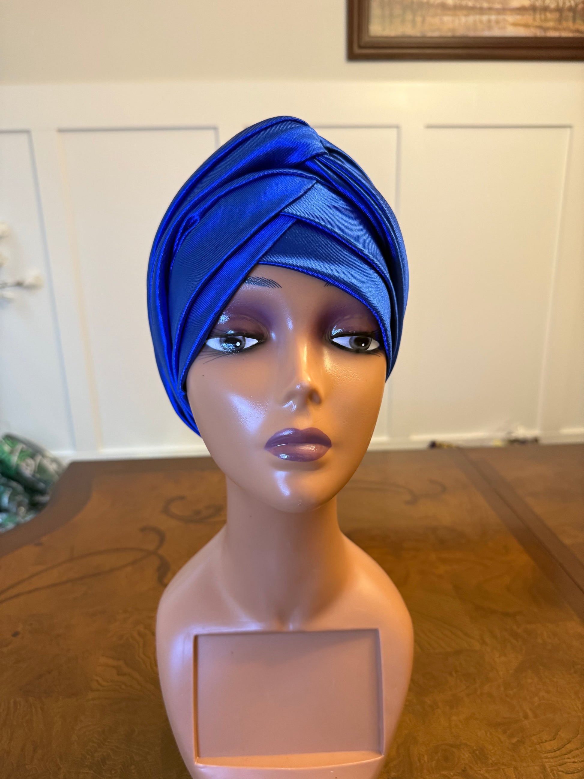African Twisted Front Turban/Hat/Cap Afro American Outfits