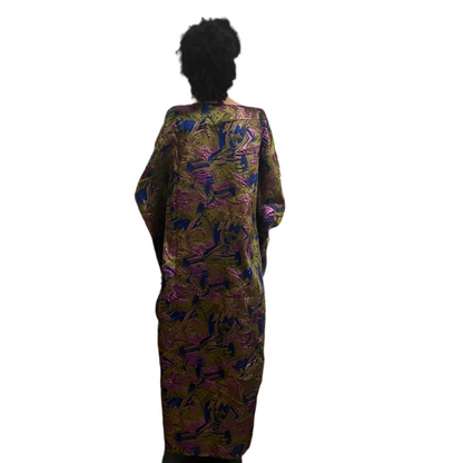 Afro Lois Brocade Bubu/Boubou Dress