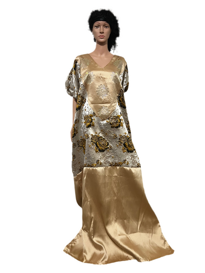 Afro Sharon Mixed Brocade Boubou Afro American Outfits