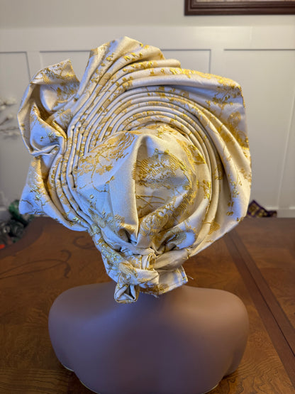 African Damask Autogele/Dastar/Hijab/Chador/Tigno/ headscarf/wrap/Hat