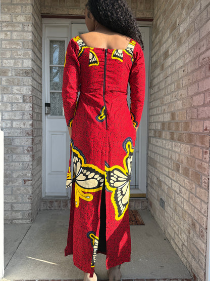 African  Ankara  Wax Print Women Wrapped Dress