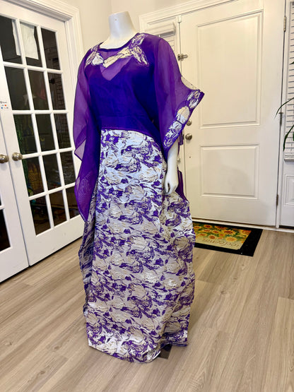 Modern Organza Damask Bubu