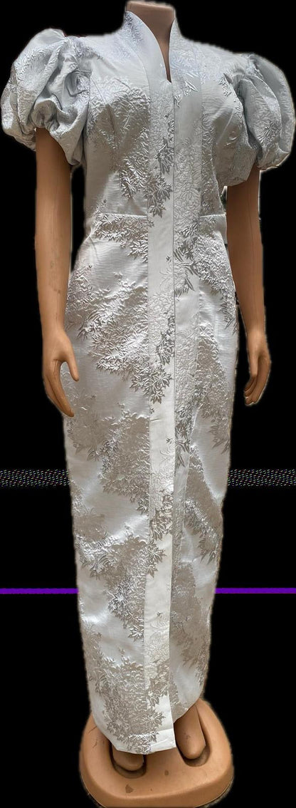 Afro Adinah Slim Fit Brocade Dress Afro American Outfits