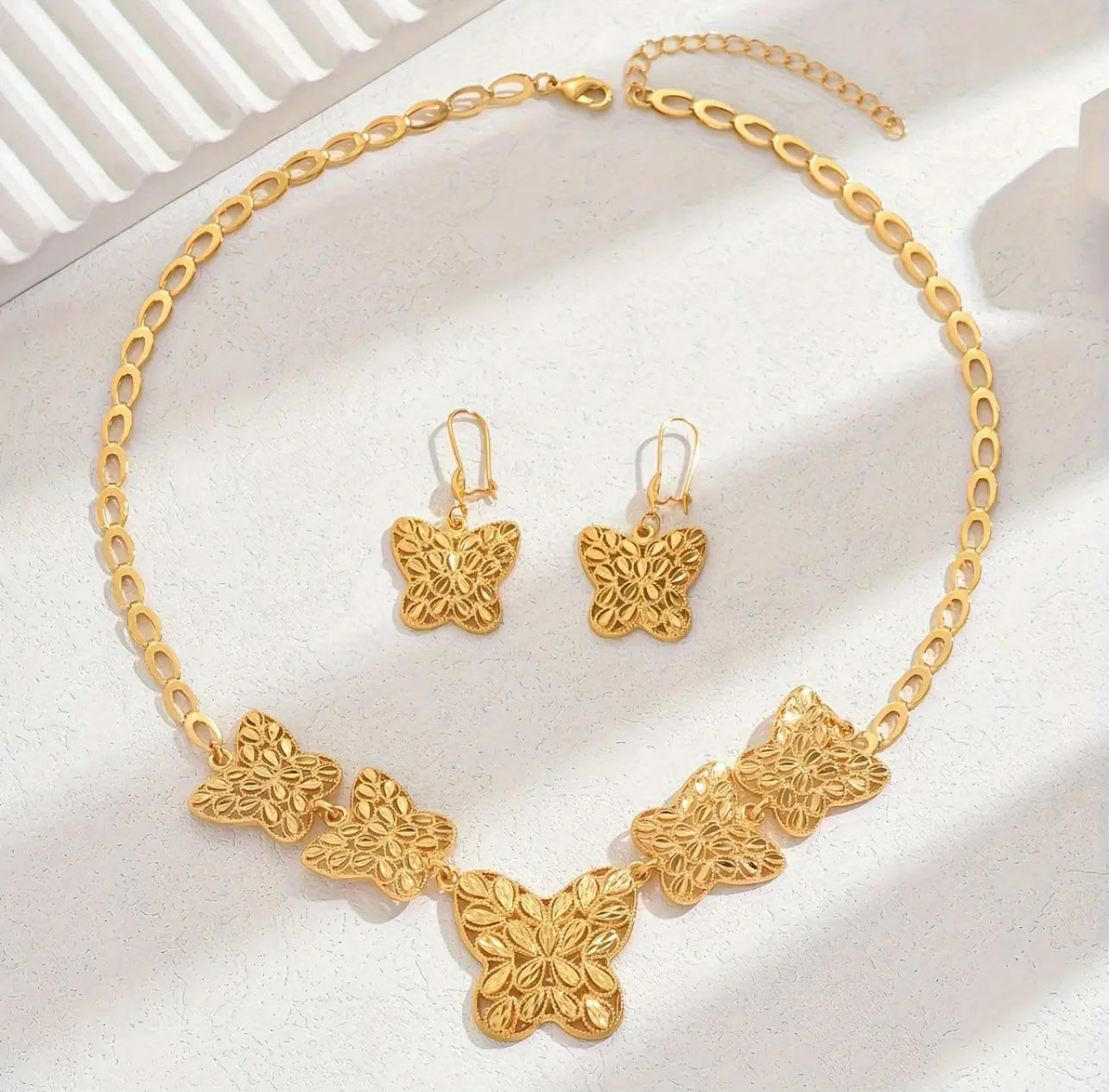 Butterfly Jewelry Set Afro American Outfits