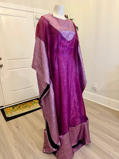 Elegant Rich Aunty Luxurious Damask Boubou
