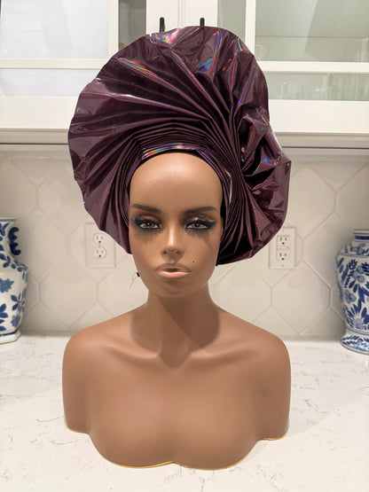 Metallic Leather Auto Gele 1p Afro American Outfits