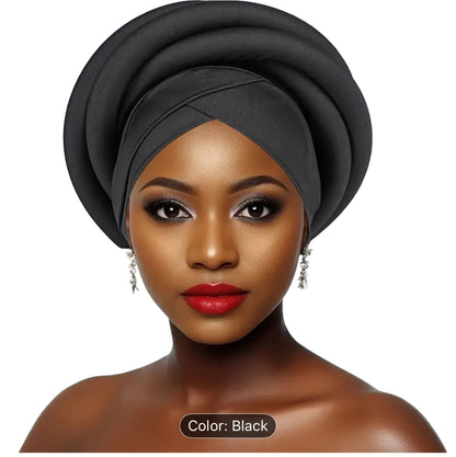African Double Twisted Turban