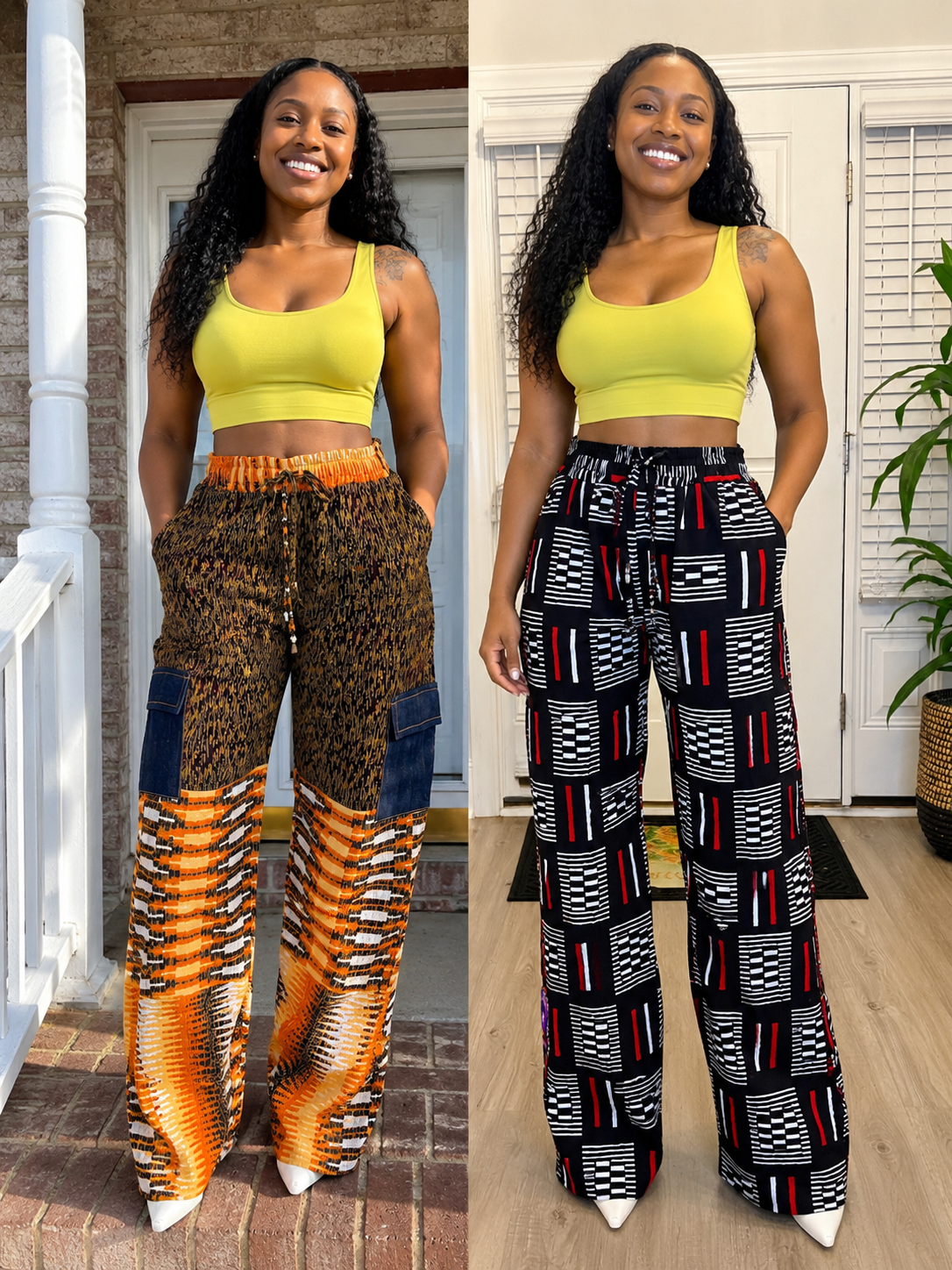 Varieties African Ethnic Prints Unisex Ankara Cargo Pants/Bottom
