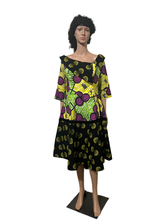 Afro Elza Dress