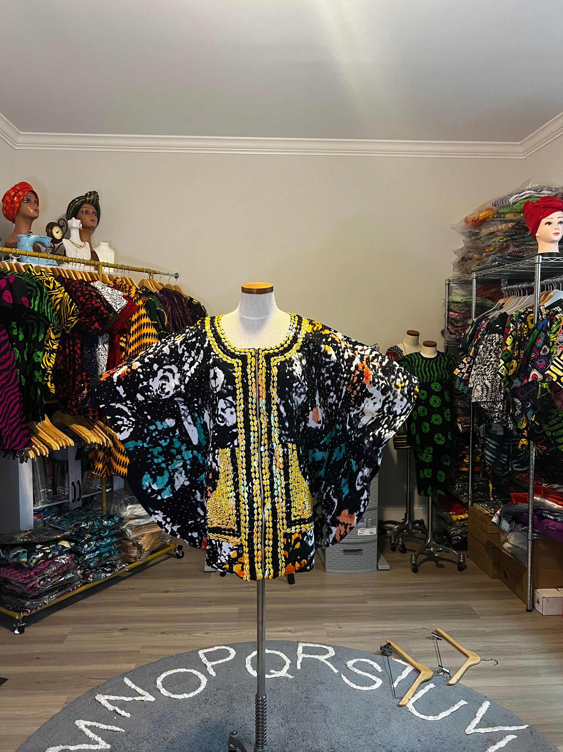 Afro Bead Ankara Top/Blouse Style 1 Afro American Outfits
