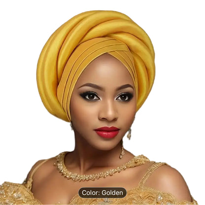 African Double Twisted Turban