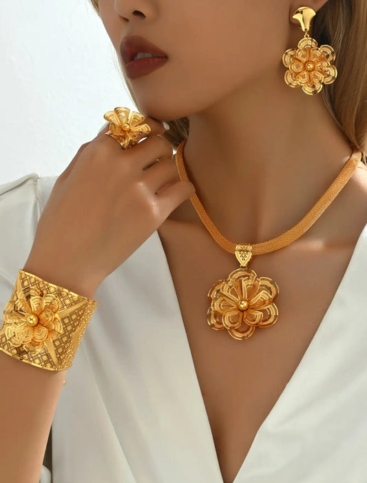 Vintage Style Jewelry set Afro American Outfits