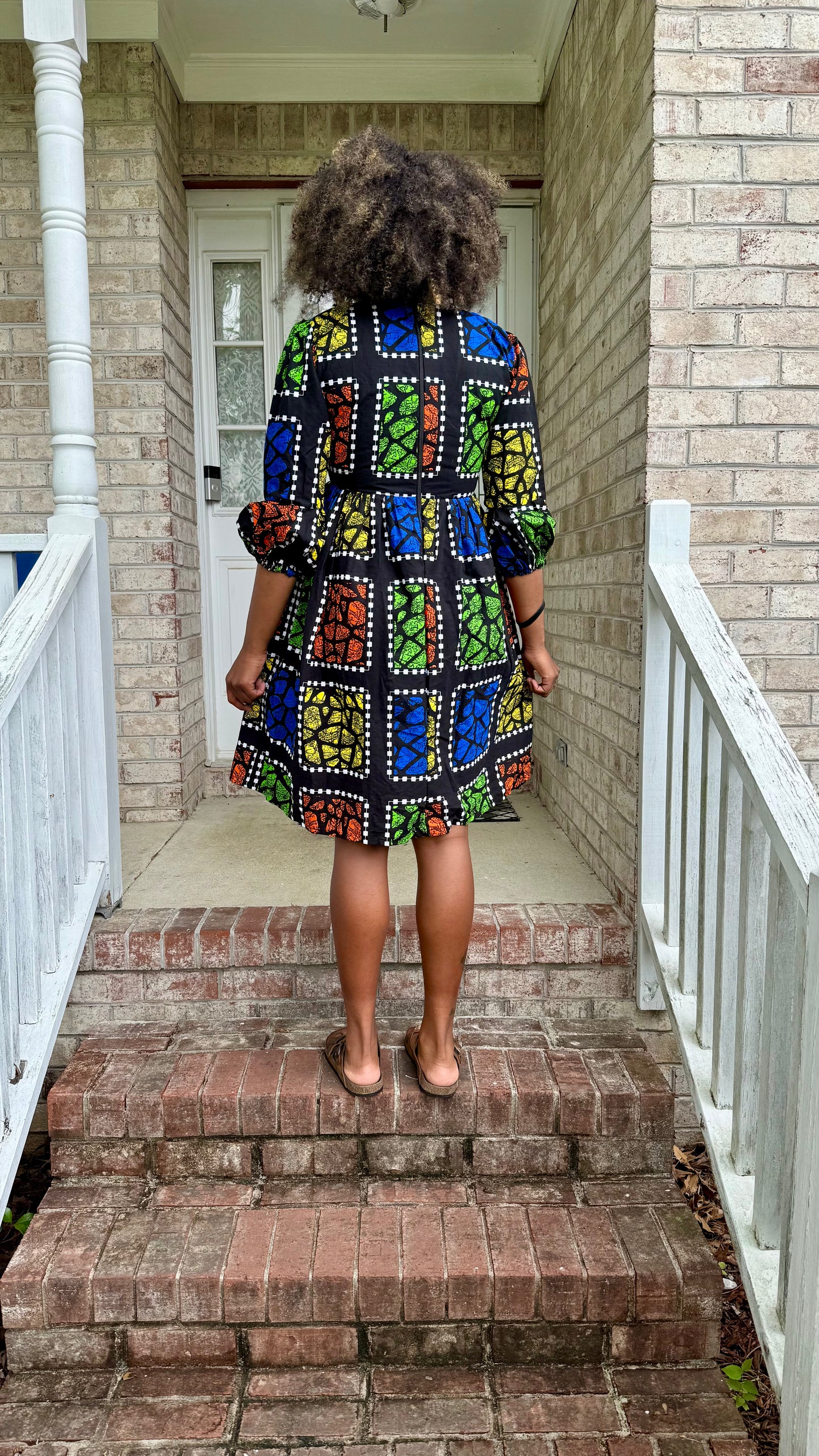 African Print Ankara Afro Tiara Dress Multicolored Dress