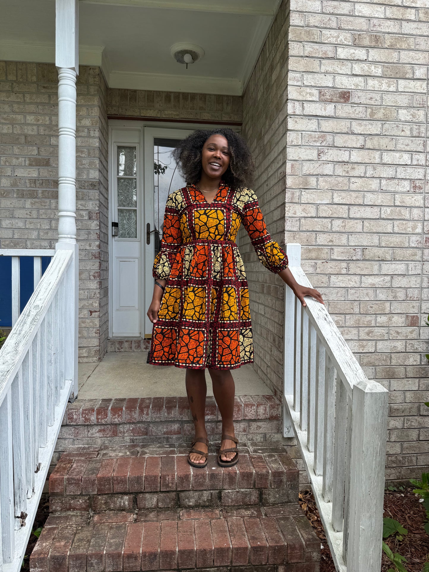 African Print Ankara Afro Tiara Dress Multicolored Dress