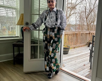 African Print Ankara  Pant Set Afro American Outfits