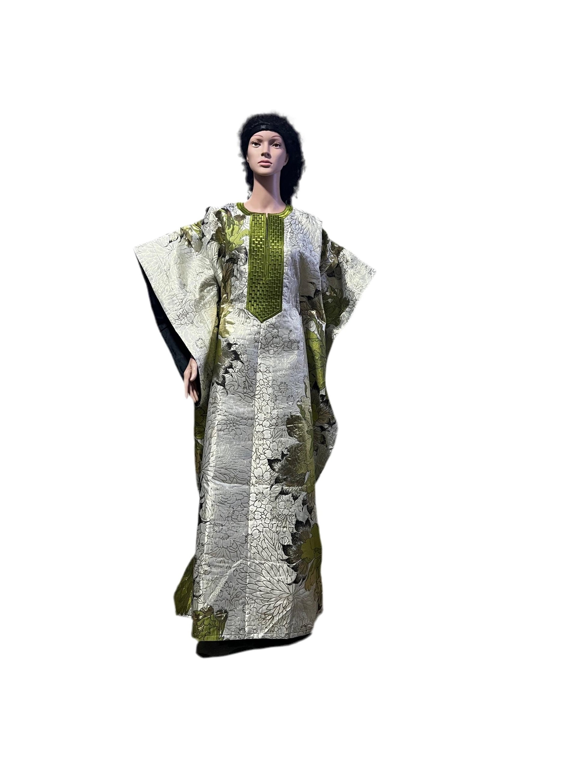 African Luxury Damask Brocade Afro Haddasah Bubu Afro American Outfits